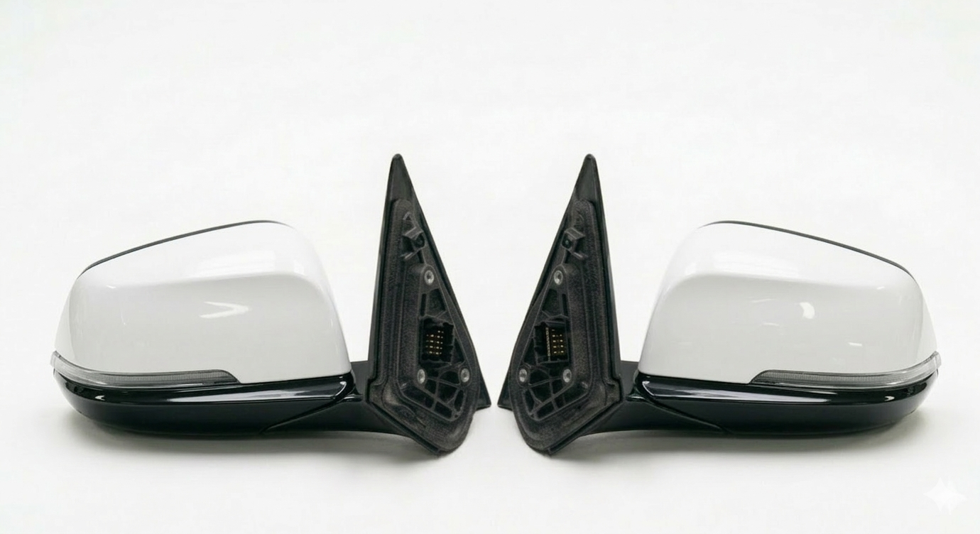 (كود 076) F87, F22 (2016-2021) - مرايا جانبية,"(تجاري: $130 إلى $180) (أصلي مستعمل: $140 إلى $210)"