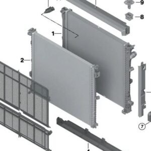 (كود 510) X253 (2018-2022) - راديتور,"(تجاري: $180 إلى $280) (أصلي مستعمل: $380 إلى $550)"