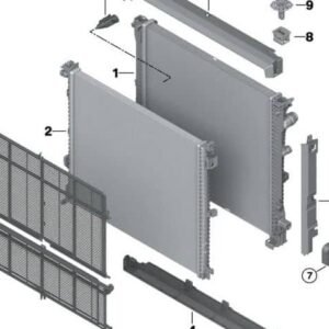 (كود 722) X247 (2020-2026) - راديتور,"(تجاري: $180 إلى $290) (أصلي مستعمل: $420 إلى $580)"