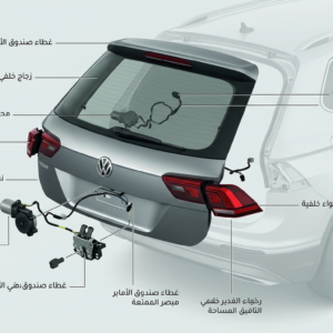 (كود 955) VW (2021-2026) - كوفينو خلفي,"(تجاري: $280 إلى $420) (أصلي مستعمل: $550 إلى $850)"